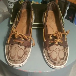 Coach boat shoes